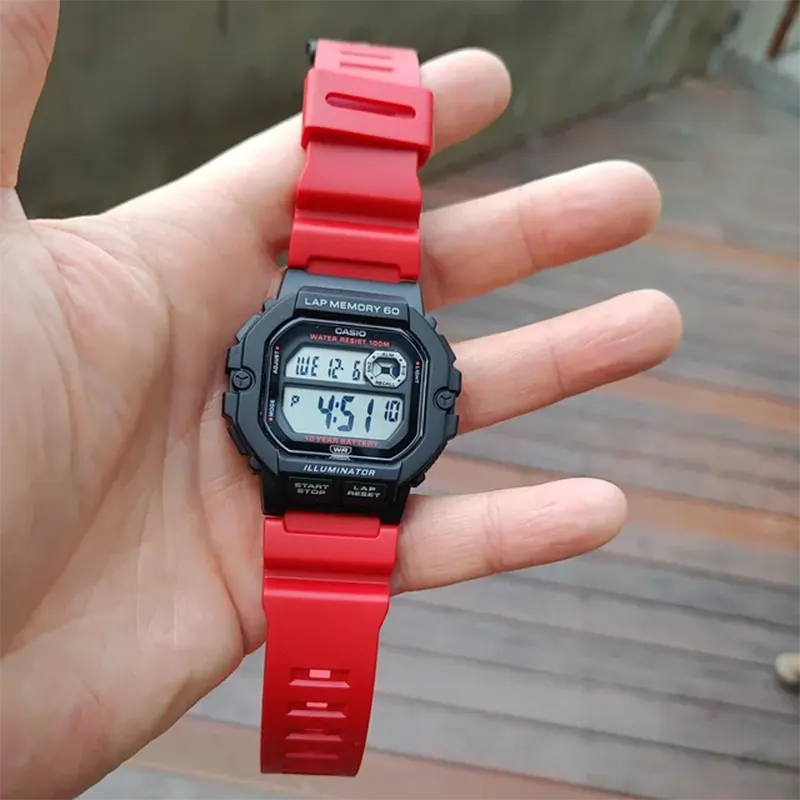 Casio Youth General Grey Dial Men's Watch- WS-1400H-4AV